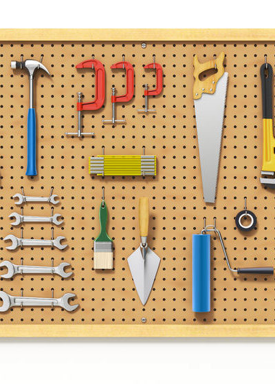 different types of pegboard get organized in the new year